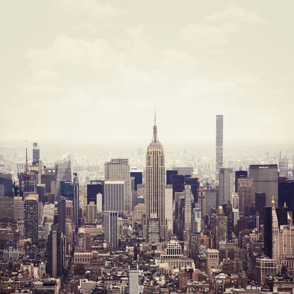 New York Manhattan vue du centre-ville — Photo