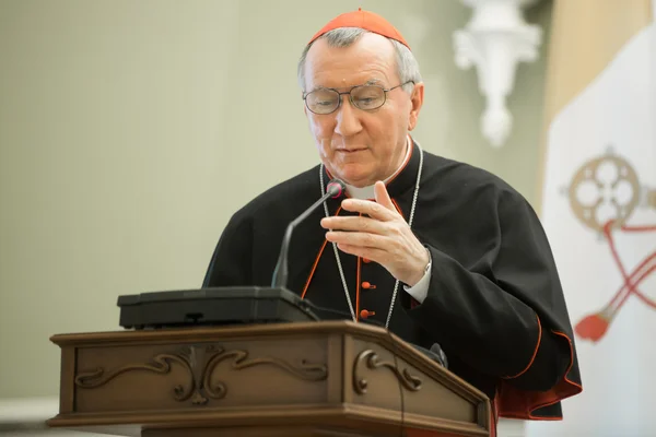 Secretário de Estado do Vaticano Cardeal Pietro Parolin — Fotografia de Stock