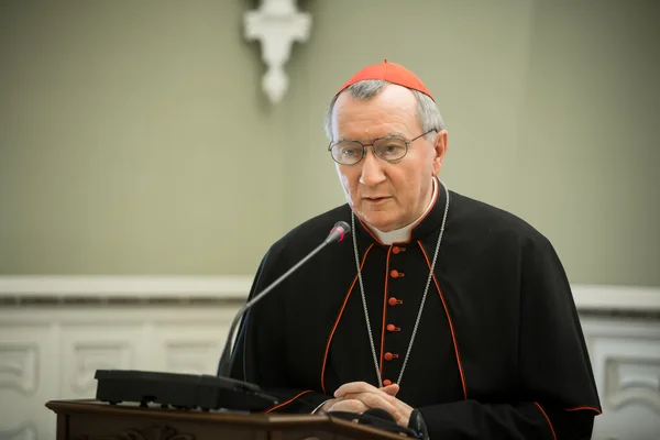 Secretário de Estado do Vaticano Cardeal Pietro Parolin — Fotografia de Stock