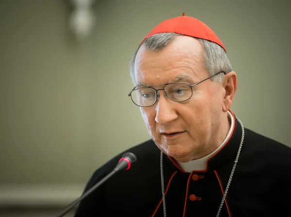 Watykański sekretarz stanu kardynał Pietro Parolin — Zdjęcie stockowe