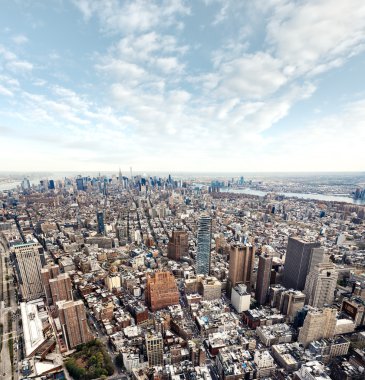 New York'un Manhattan midtown görünümü