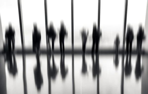 Blurred image of people in the lobby — Stock Photo, Image