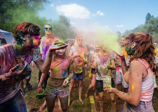 색상 축제 컬러 페스트 — 스톡 사진