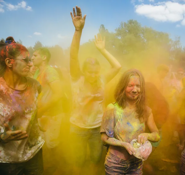 Фестиваль цветов ColorFest — стоковое фото