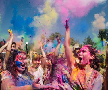 Festival of colors ColorFest clipart