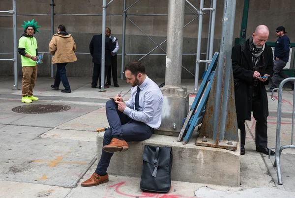 Manhattan scena di strada — Foto Stock