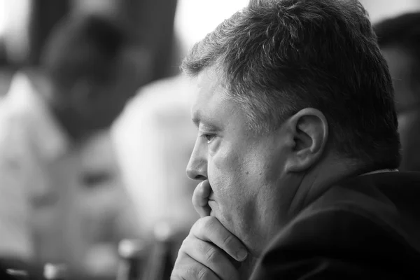 Президент Украины Петр Порошенко — стоковое фото