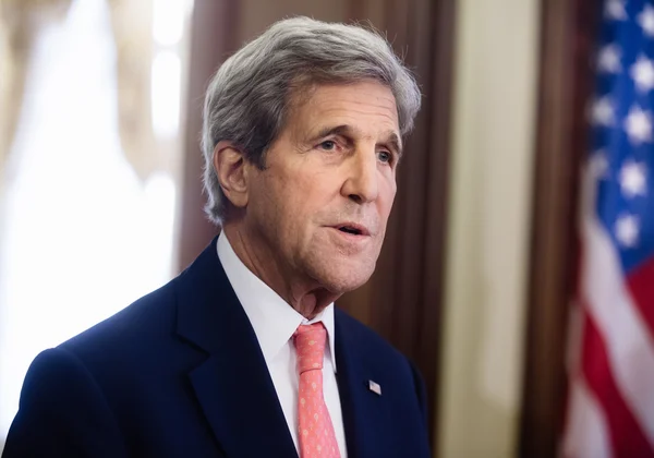 Secretario de Estado de Estados Unidos John Kerry — Foto de Stock