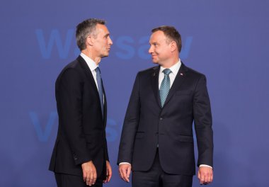 Jens Stoltenberg ve Andrzej Duda