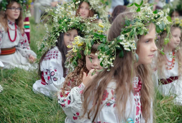 Fiestas eslavas tradicionales de Ivana Kupala — Foto de Stock