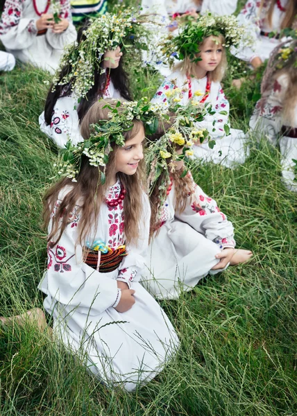 Fiestas eslavas tradicionales de Ivana Kupala —  Fotos de Stock