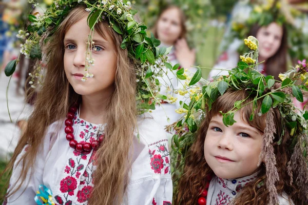 Traditionelle slawische Feierlichkeiten von ivana kupala — Stockfoto