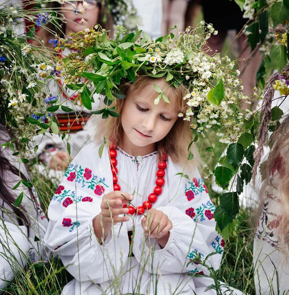 Традиционные славянские праздники Иваны Купалы — стоковое фото