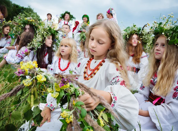 Traditionella slaviska firandet av Ivana Kupala — Stockfoto