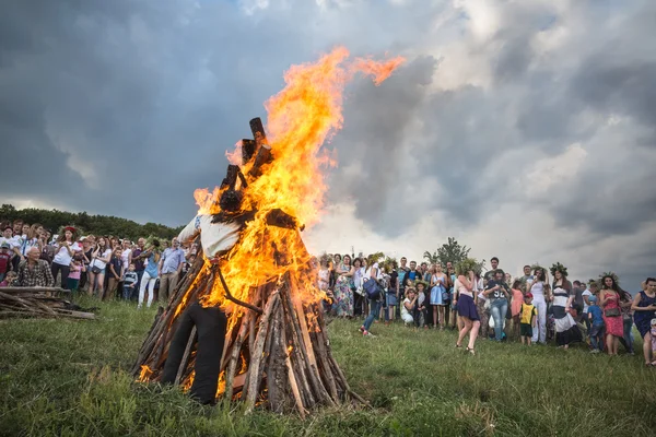 Традиционные славянские праздники Иваны Купалы — стоковое фото