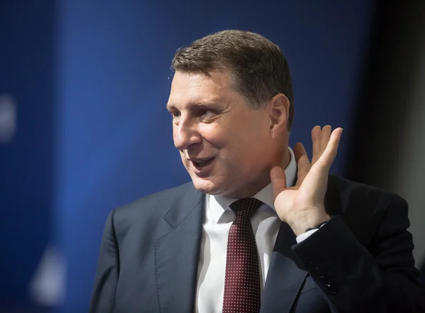 President of Republic of Latvia Raimonds Vejonis — Stock Photo, Image