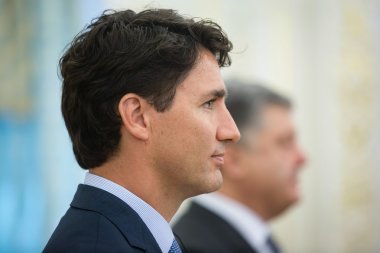 Petro Poroshenko ve Justin Trudeau