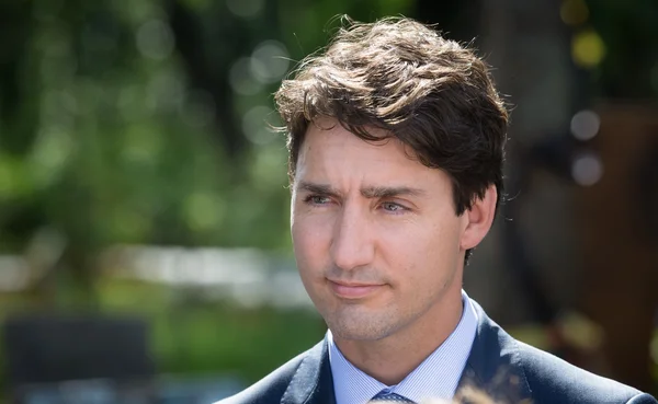 Premierzy Kanady Justyna Trudeau — Zdjęcie stockowe