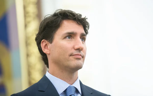 Premierzy Kanady Justyna Trudeau — Zdjęcie stockowe