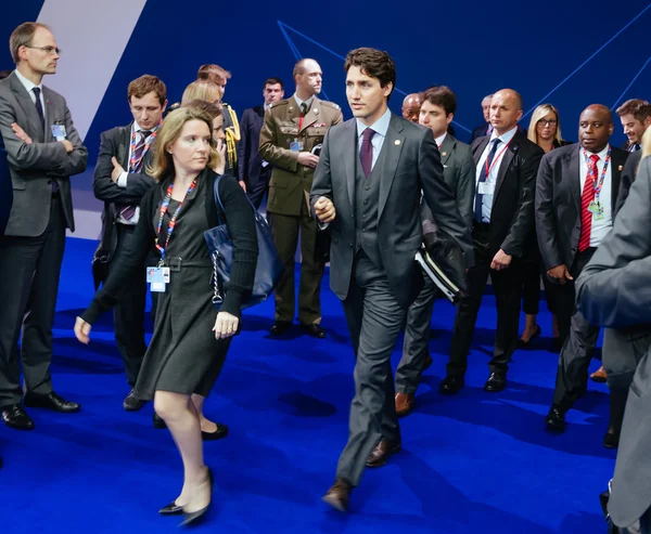 Başbakan, Kanada Justin Trudeau, Nato sammit — Stok fotoğraf