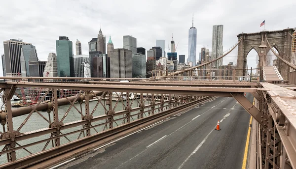 Puente de Brooklyn en Nueva York — Foto de Stock