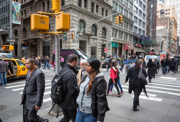 Escena callejera de Nueva York — Foto de Stock