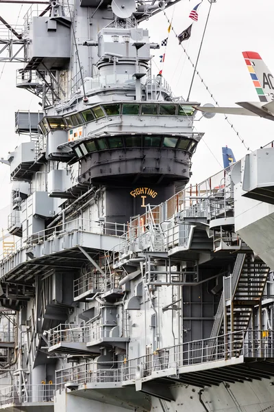 Transportador de aeronaves USS Intrepid — Fotografia de Stock