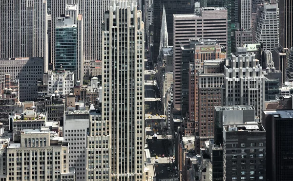 Нью-Йорк міський пейзаж птахів льоту — стокове фото