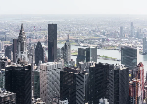 Vista del ojo de aves del paisaje urbano de Nueva York —  Fotos de Stock