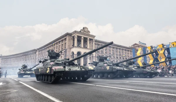 Vojenská přehlídka v Kyjevě — Stock fotografie