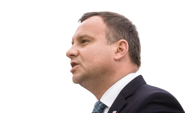 President van de Republiek Polen Andrzej Duda — Stockfoto