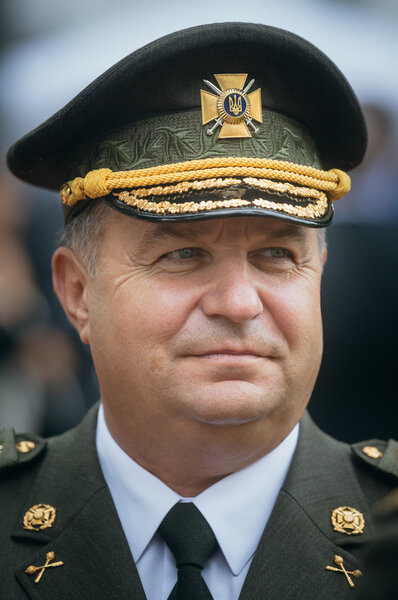 Stepan Poltorak. Defense Minister of Ukraine