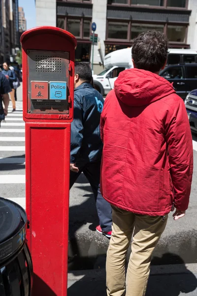 纽约曼哈顿街景 — 图库照片