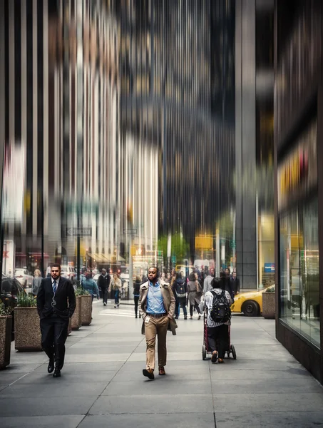 Niewyraźne sceny Manhattanu street. — Zdjęcie stockowe