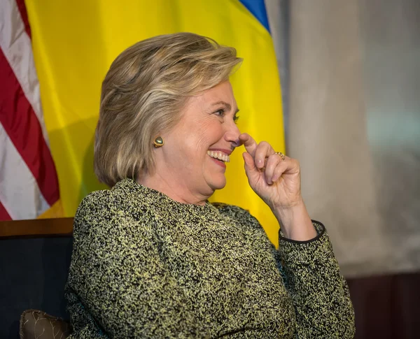 Hillary Clinton bei der Generalversammlung in New York — Stockfoto