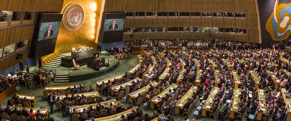 Generalversammlung der Vereinten Nationen in New York — Stockfoto