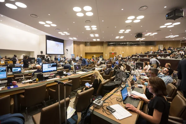 Centro de Prensa del 71º período de sesiones de las Naciones Unidas —  Fotos de Stock