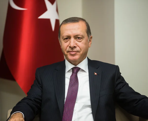 Presidente turco Recep Tayyip Erdogan — Fotografia de Stock