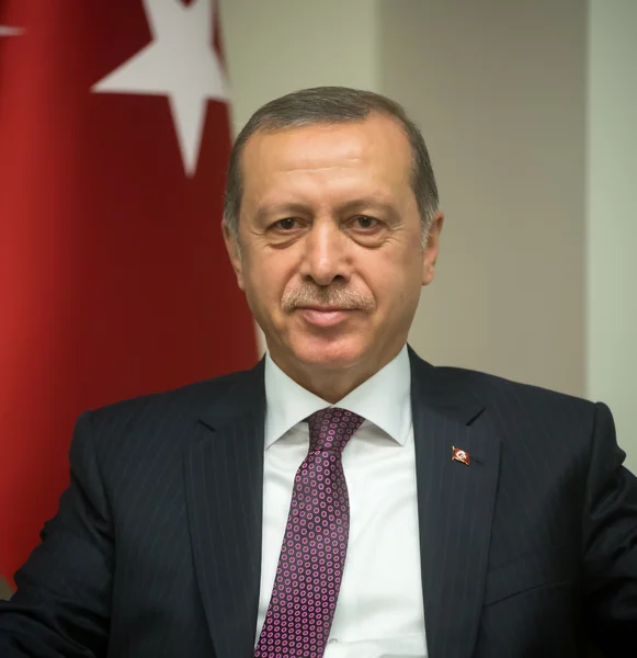 Presidente turco Recep Tayyip Erdogan — Foto Stock