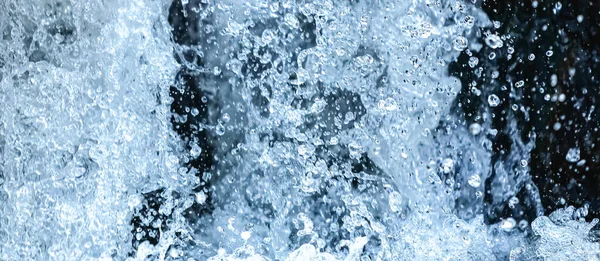 Разбрызгивание Воды Водопаде Абстрактный Фон — стоковое фото