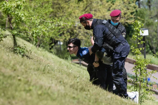 Kiew Ukraine Mai Mai 2021 Auf Dem Michailowskaja Platz Kiew — Stockfoto