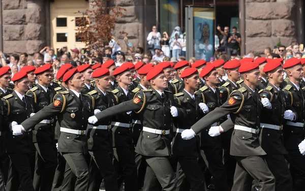 Kyiv Ukraine Aug 2021 Celebrating 30Th Anniversary Ukraine Independence Military — Stock Photo, Image