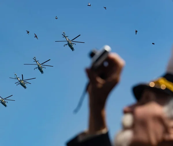 Kyiv Ukraine Aug 2021 Firar Årsdagen Ukrainas Självständighet Militärparad Kiev — Stockfoto