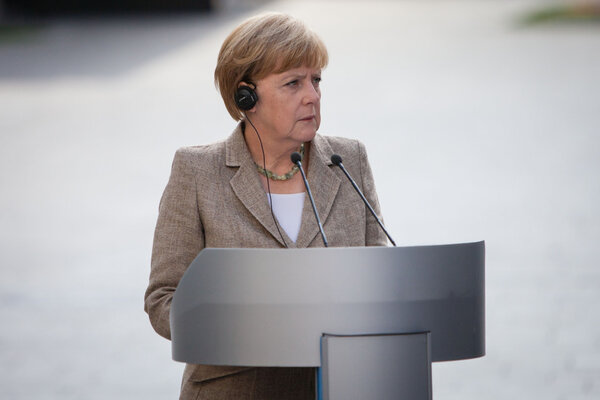 Federal Chancellor of Germany Angela Merkel during a working vis