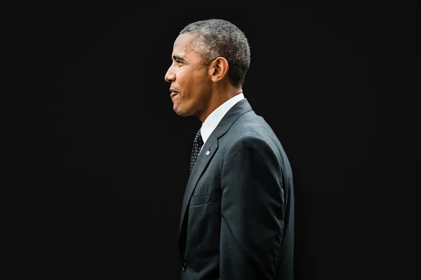 Barack obama vid Natos toppmöte i newport — Stockfoto