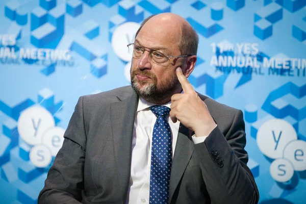 Presidente do Parlamento Europeu Martin Schulz — Fotografia de Stock