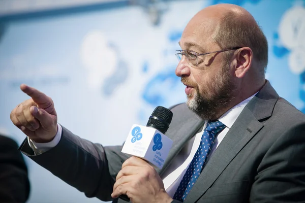 Parlament Europejski prezydent martin schulz — Zdjęcie stockowe