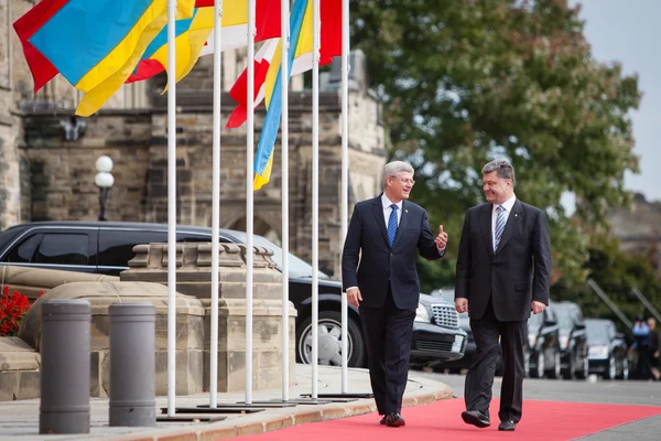 Ottawa (Kanada Ukrayna petro poroshenko başkanı) — Stok fotoğraf