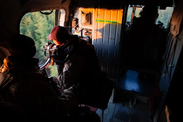 Operação antiterrorista na região de Donetsk, Ucrânia — Fotografia de Stock
