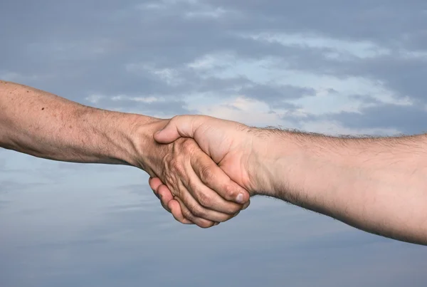 Handshaking — Stockfoto